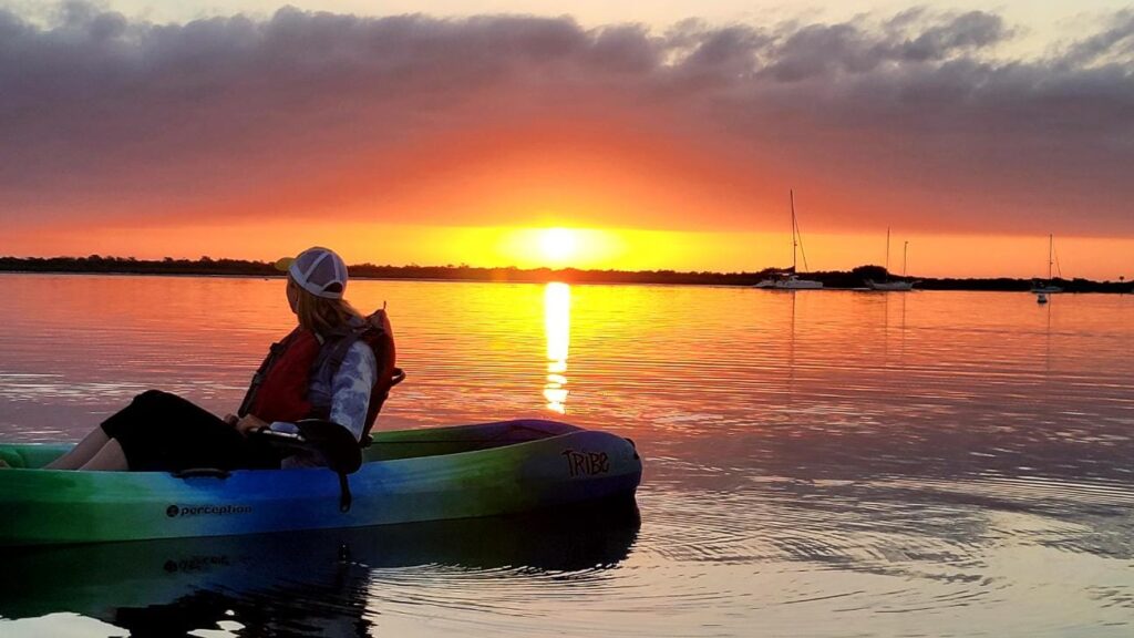 St. Augustine sunrise kayak paddle tour salt run